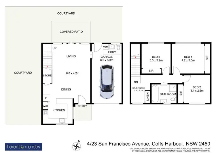 Floorplan of Homely townhouse listing, 4/23 San Francisco Ave, Coffs Harbour NSW 2450