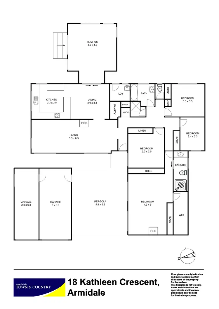 Floorplan of Homely house listing, 18 Kathleen Crescent, Armidale NSW 2350