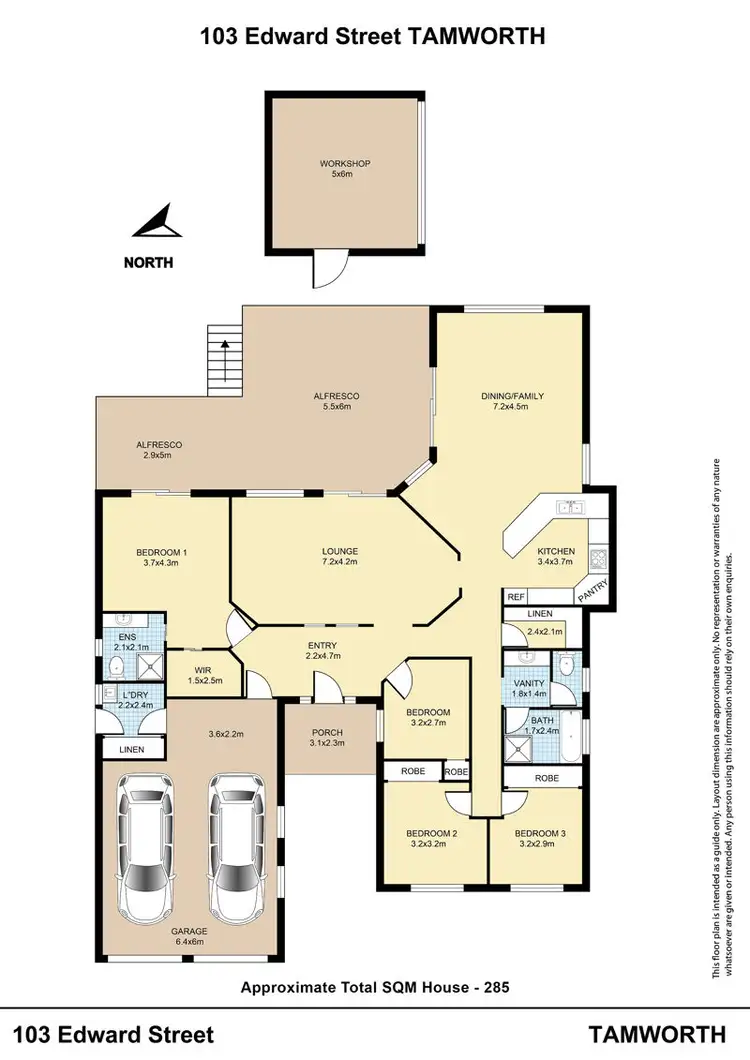 Floorplan of Homely house listing, 103 Edward Street, Tamworth NSW 2340