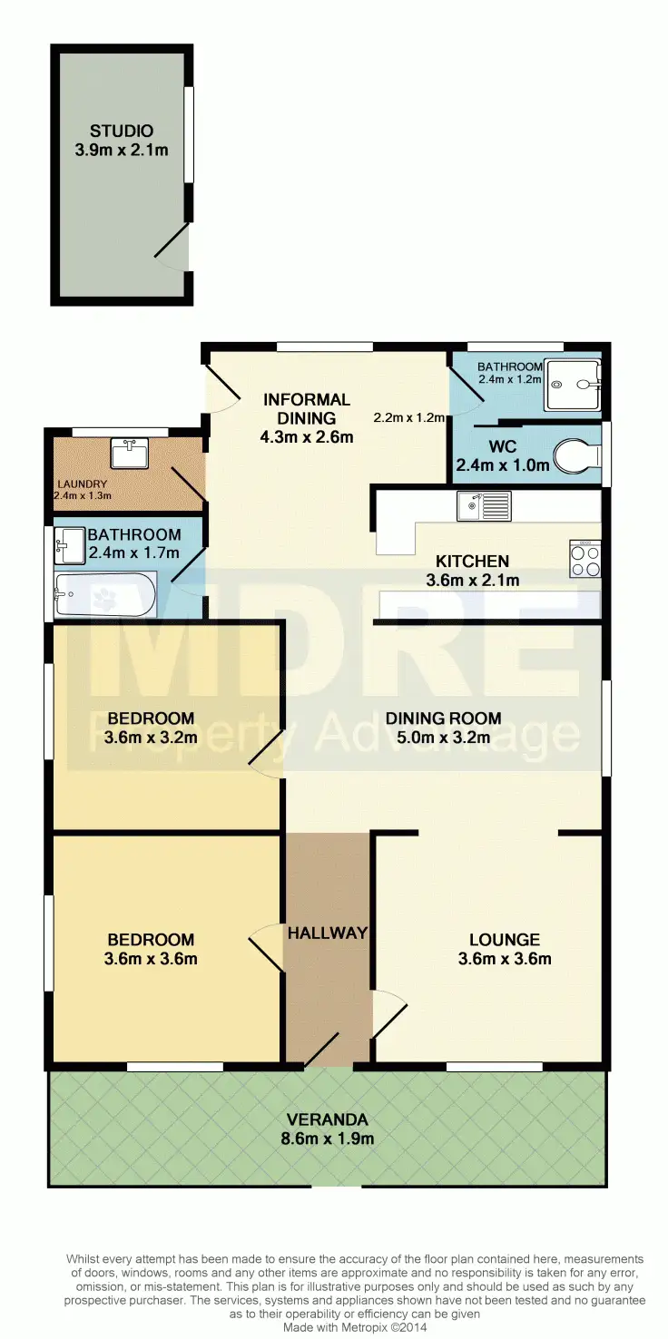 Floorplan of Homely house listing, 13 High Street, Waratah NSW 2298