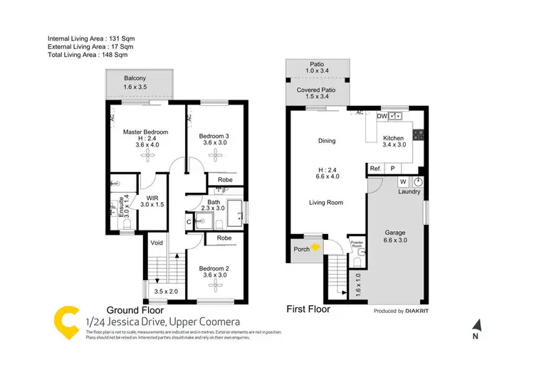Floorplan of Homely house listing, 1/24 Jessica Drive, Upper Coomera QLD 4209