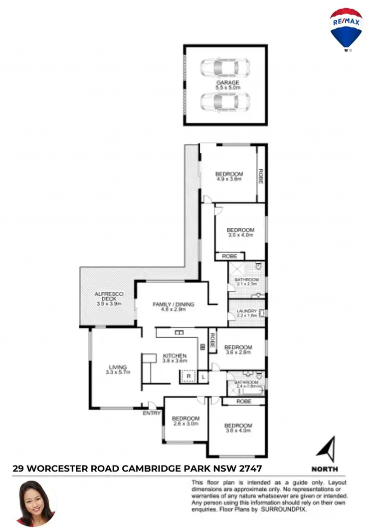 Floorplan of Homely house listing, 29 WORCESTER ROAD, Cambridge Park NSW 2747