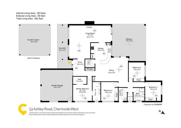 Floorplan of Homely house listing, 53 Ashley Road, Chermside West QLD 4032