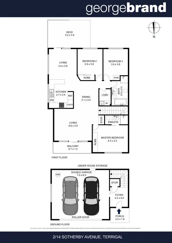 Floorplan of Homely house listing, 2/14 Sotherby Avenue, Terrigal NSW 2260