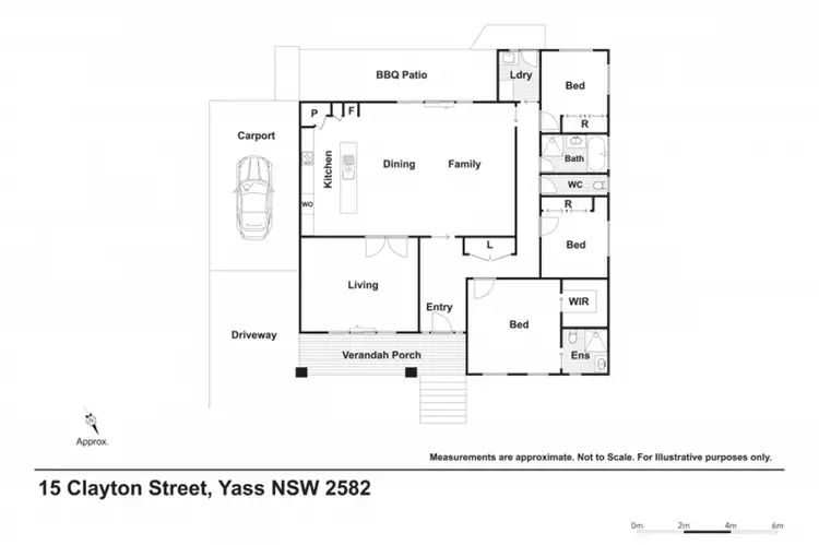 Floorplan of Homely house listing, 15 Clayton Street, Yass NSW 2582