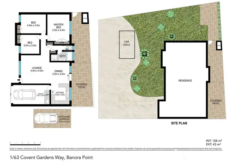 Floorplan of Homely semi-detached listing, 1/63 Covent Gardens Way, Banora Point NSW 2486