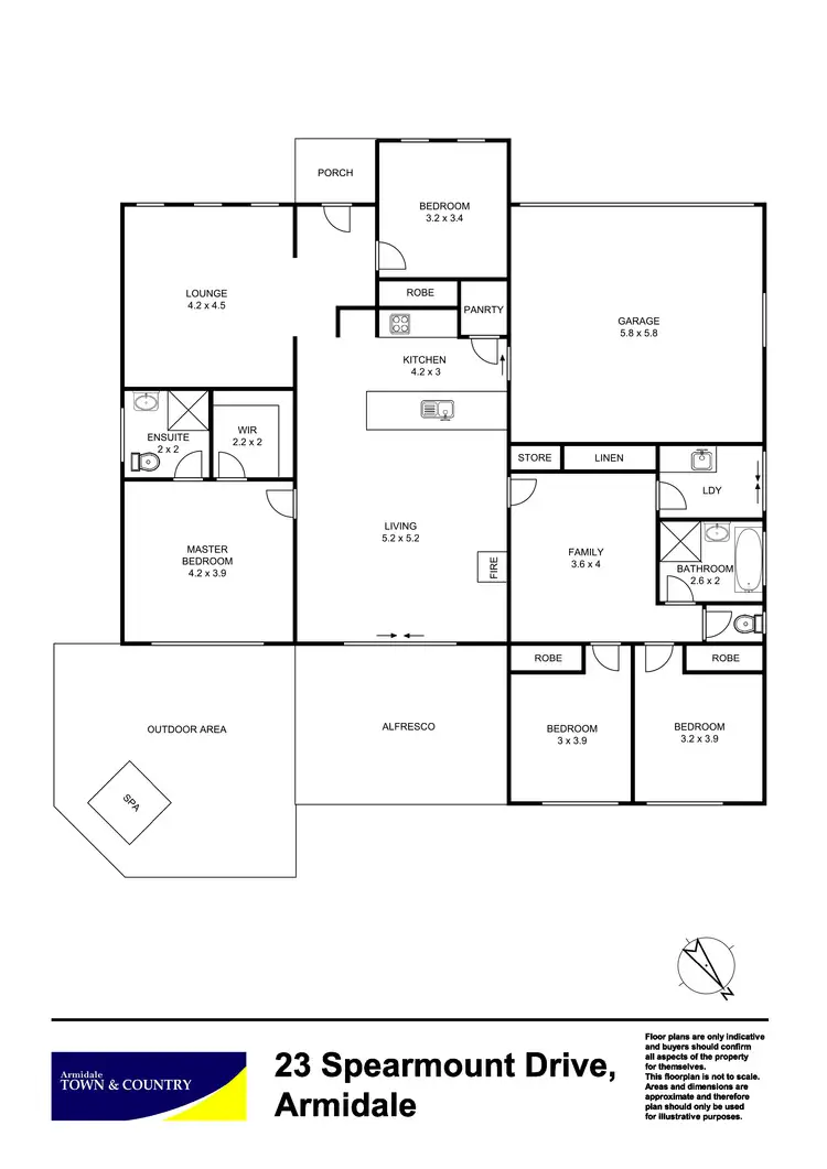 Floorplan of Homely house listing, 23 Spearmount Drive, Armidale NSW 2350