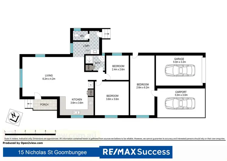 Floorplan of Homely house listing, 15 Nicholas Street, Goombungee QLD 4354