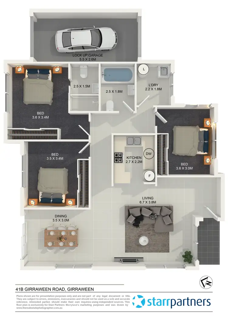 Floorplan of Homely villa listing, 41b Girraween Road, Girraween NSW 2145