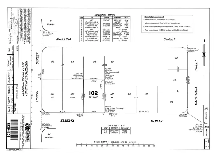 Floorplan of Homely land listing, 6 Elberta Street, Macgregor QLD 4109