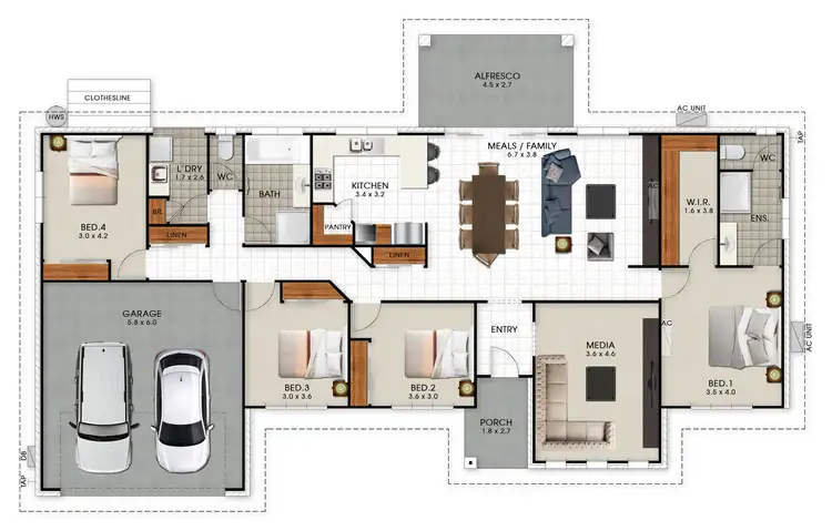 Floorplan of Homely land listing, 22 Triller Street, Meringandan West QLD 4352