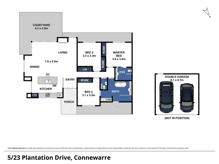 Floorplan of Homely house listing, 5/23 Plantation Drive, Connewarre VIC 3227