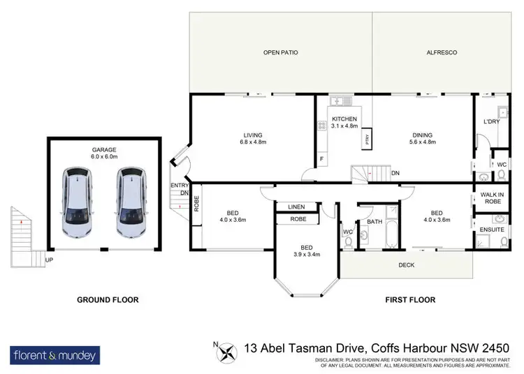 Floorplan of Homely house listing, 13 Abel Tasman Dr, Coffs Harbour NSW 2450