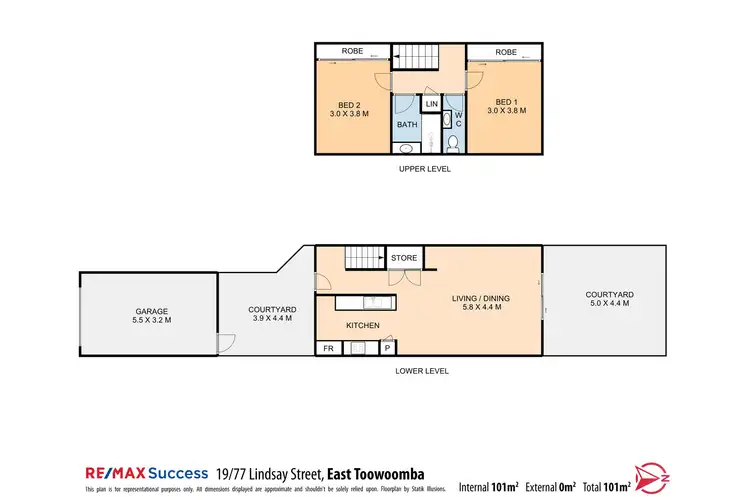 Floorplan of Homely unit listing, 19/77 Lindsay Street, East Toowoomba QLD 4350