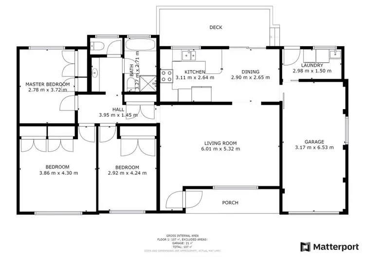 Floorplan of Homely house listing, 22 Dewing Close, Toormina NSW 2452