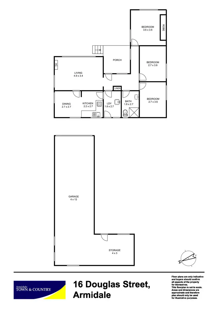 Floorplan of Homely house listing, 16 Douglas Street, Armidale NSW 2350