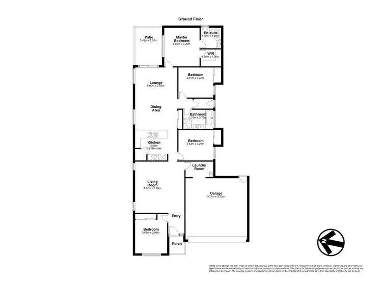 Floorplan of Homely house listing, 12 Carron Court, Brassall QLD 4305