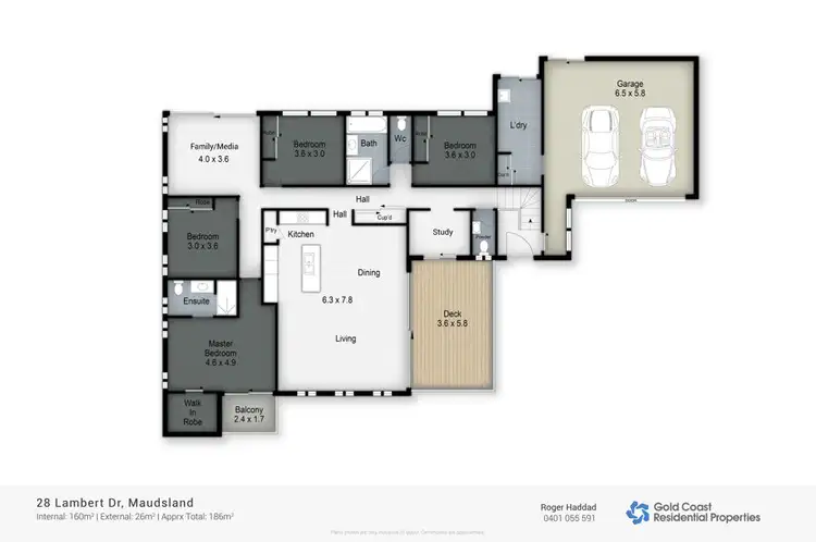Floorplan of Homely house listing, 28 Lambert Drive, Maudsland QLD 4210