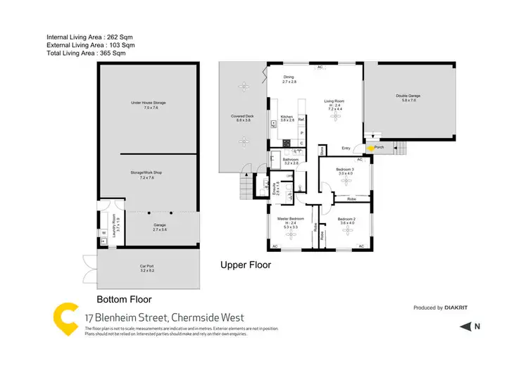 Floorplan of Homely house listing, 17 Blenheim Street, Chermside West QLD 4032