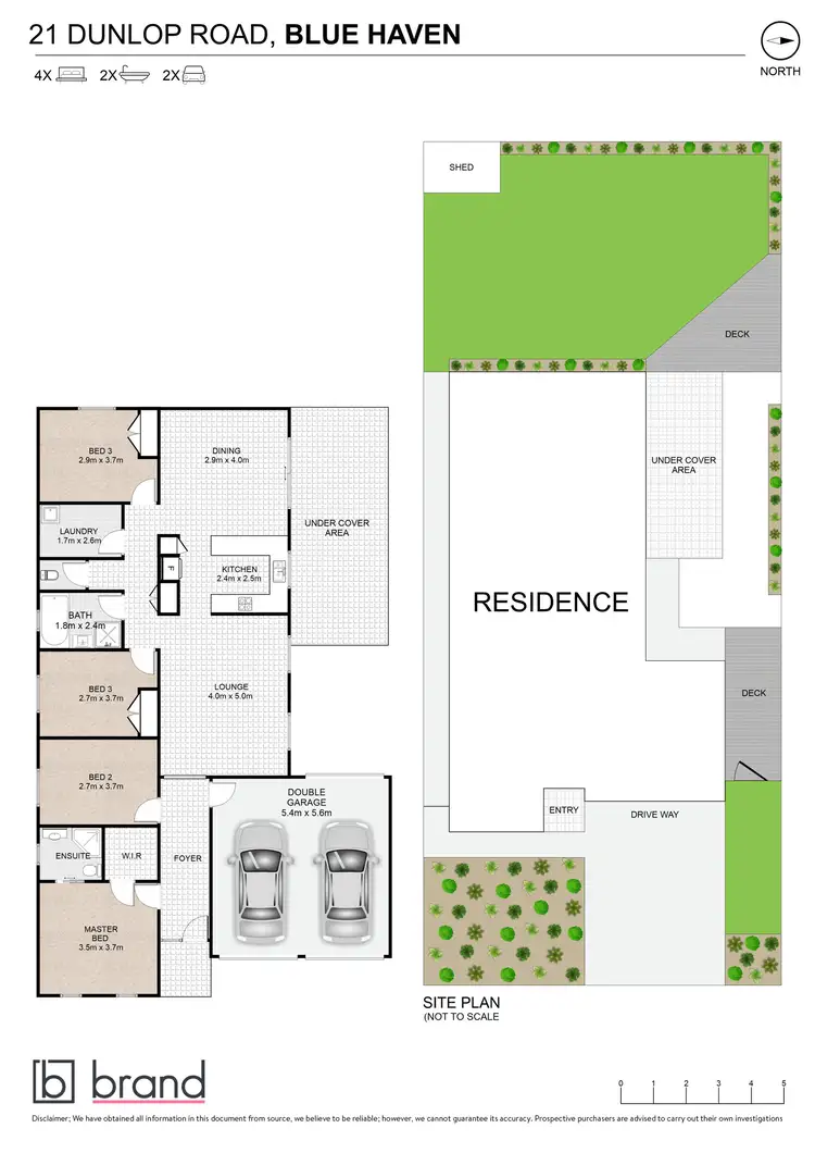 Floorplan of Homely house listing, 21 Dunlop Road, Blue Haven NSW 2262