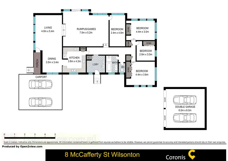 Floorplan of Homely house listing, 8 McCafferty Street, Wilsonton QLD 4350