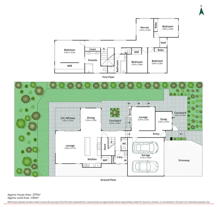 Floorplan of Homely house listing, 14 Sanctuary Avenue, Noosa Heads QLD 4567