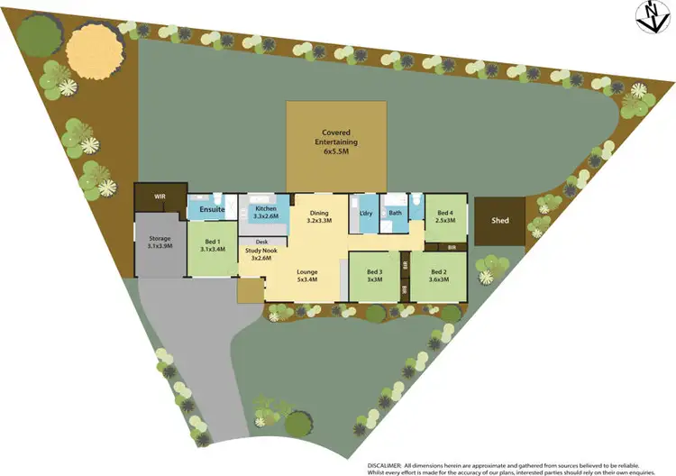 Floorplan of Homely house listing, 14 Scotney Place, Quakers Hill NSW 2763