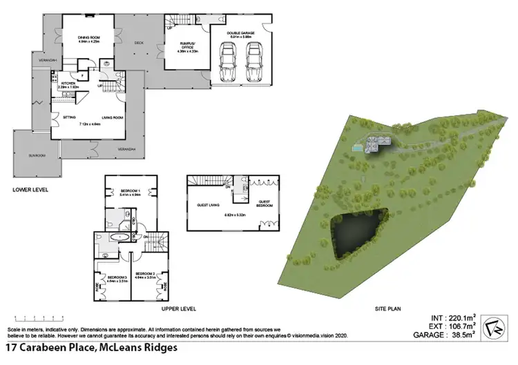 Floorplan of Homely rural property listing, 17 Carabeen Place, Mcleans Ridges NSW 2480