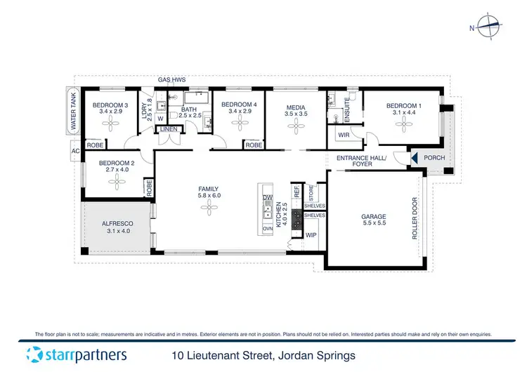 Floorplan of Homely house listing, 10 Lieutenant Street, Jordan Springs NSW 2747
