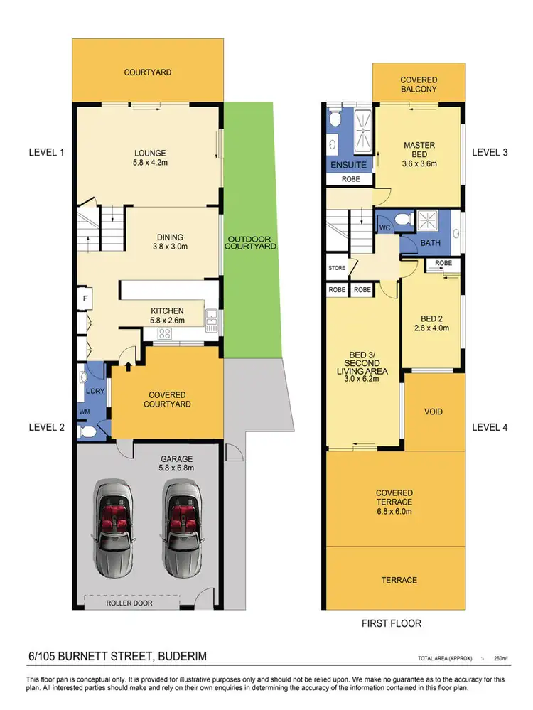 Floorplan of Homely apartment listing, 6/105 Burnett Street, Buderim QLD 4556