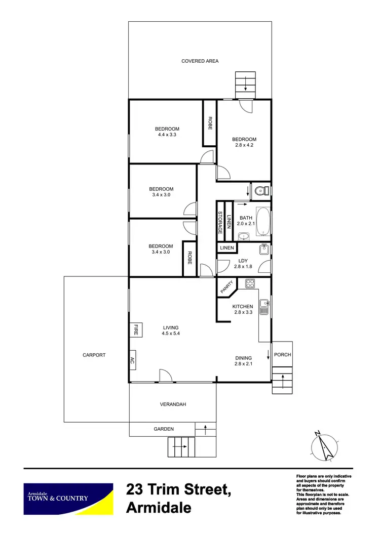 Floorplan of Homely house listing, 23 Trim Street, Armidale NSW 2350