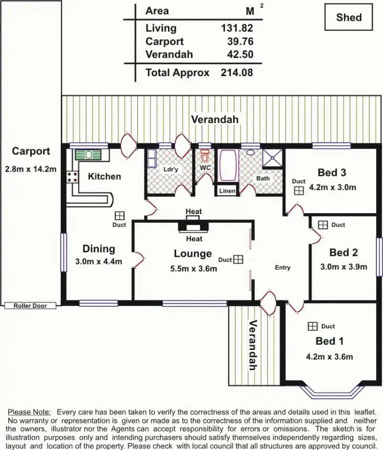 Floorplan of Homely house listing, 40 South Terrace, Pooraka SA 5095