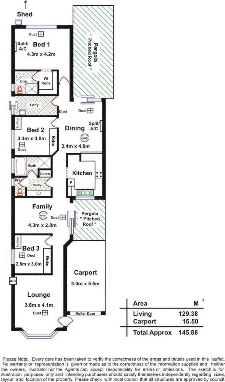 Floorplan of Homely house listing, 1/6 Graham Avenue, Holden Hill SA 5088