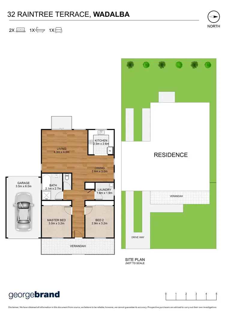 Floorplan of Homely house listing, 32 Raintree Terrace, Wadalba NSW 2259