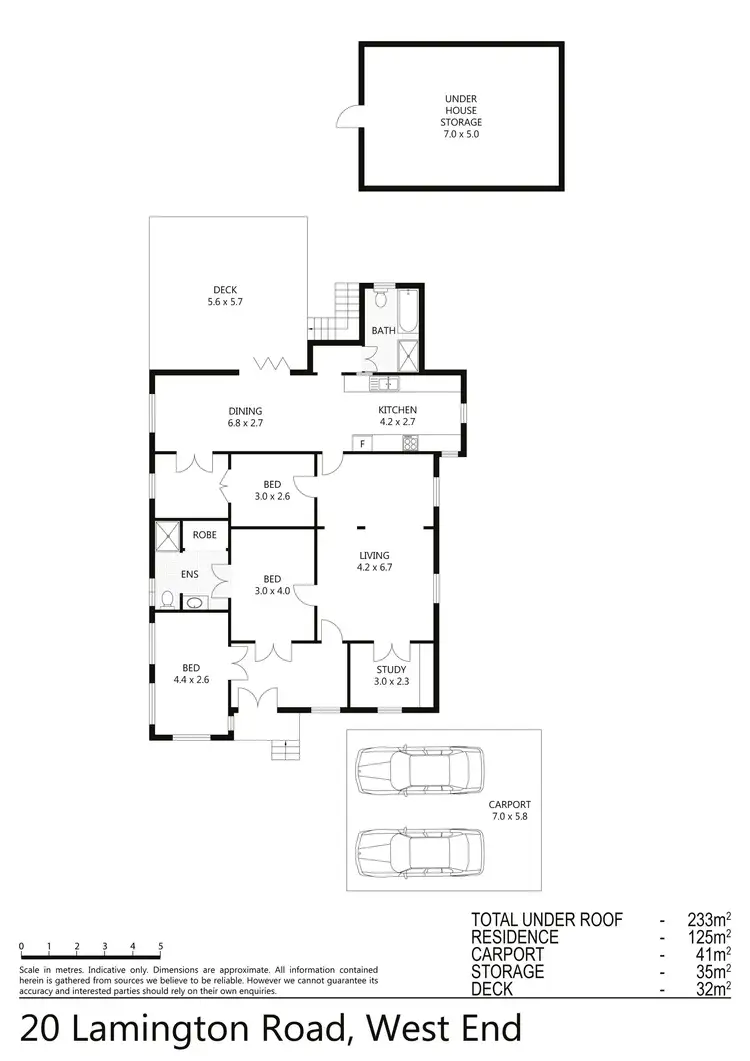 Floorplan of Homely house listing, 20 Lamington Road, West End QLD 4810