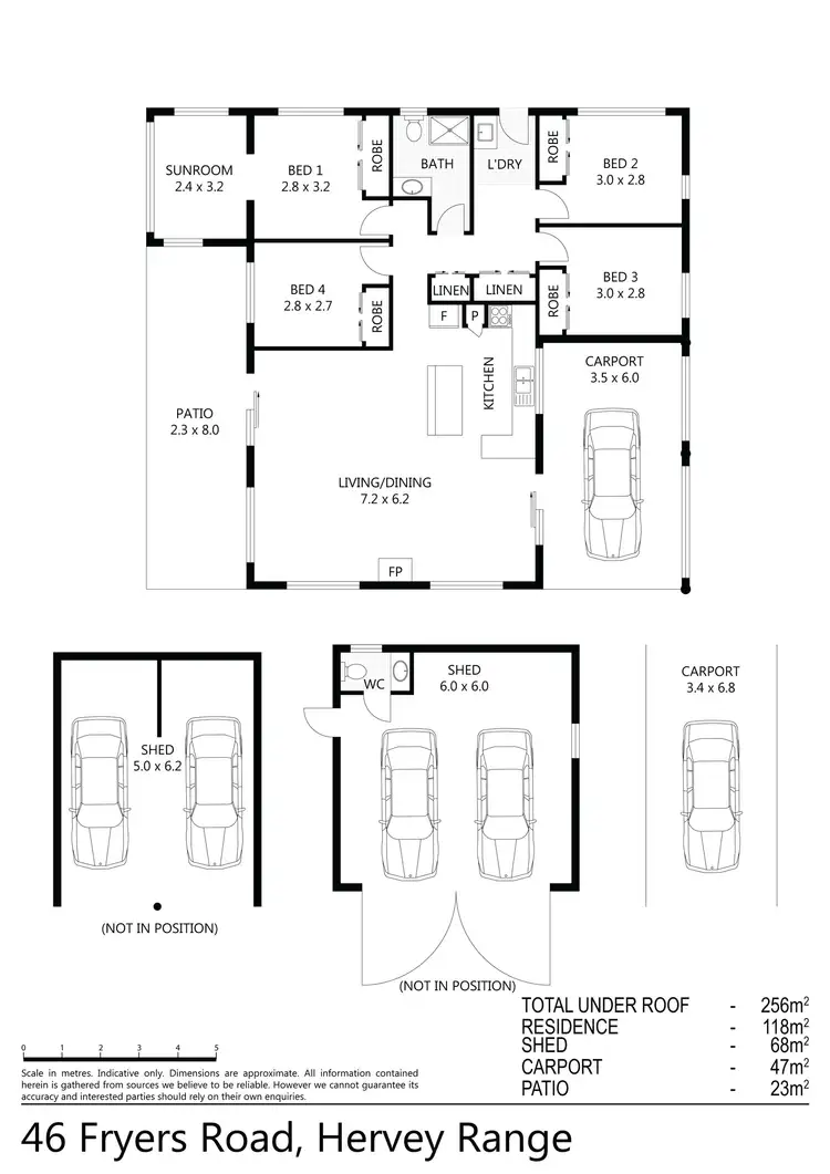 Floorplan of Homely rural property listing, 46 Fryers Road, Hervey Range QLD 4817