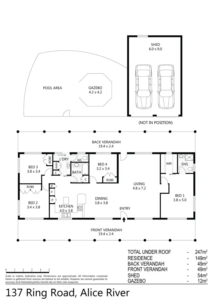 Floorplan of Homely rural property listing, 137 Ring Road, Alice River QLD 4817