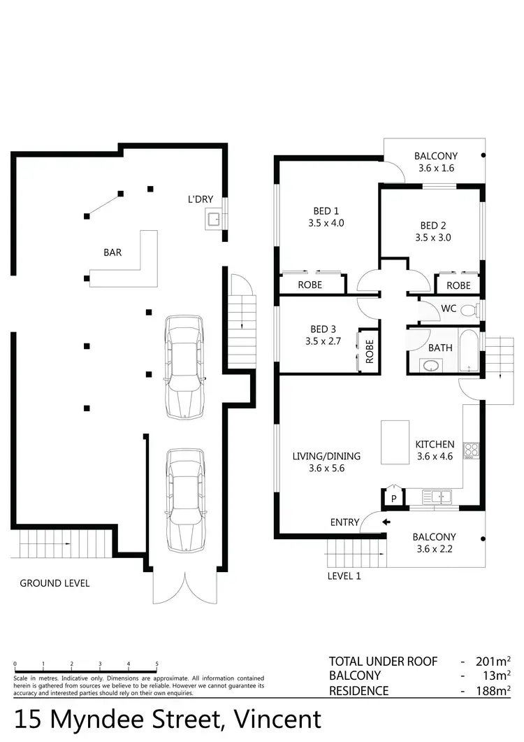 Floorplan of Homely house listing, 15 Myndee Street, Vincent QLD 4814