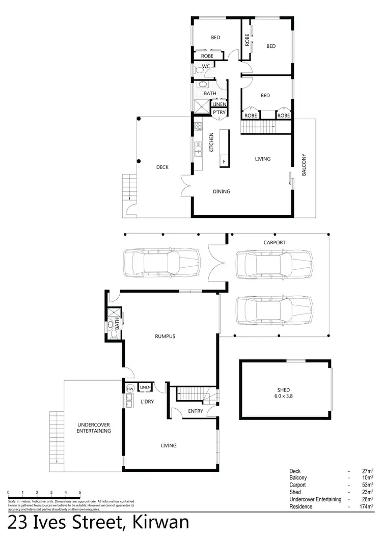 Floorplan of Homely house listing, 23 Ives Street, Kirwan QLD 4817