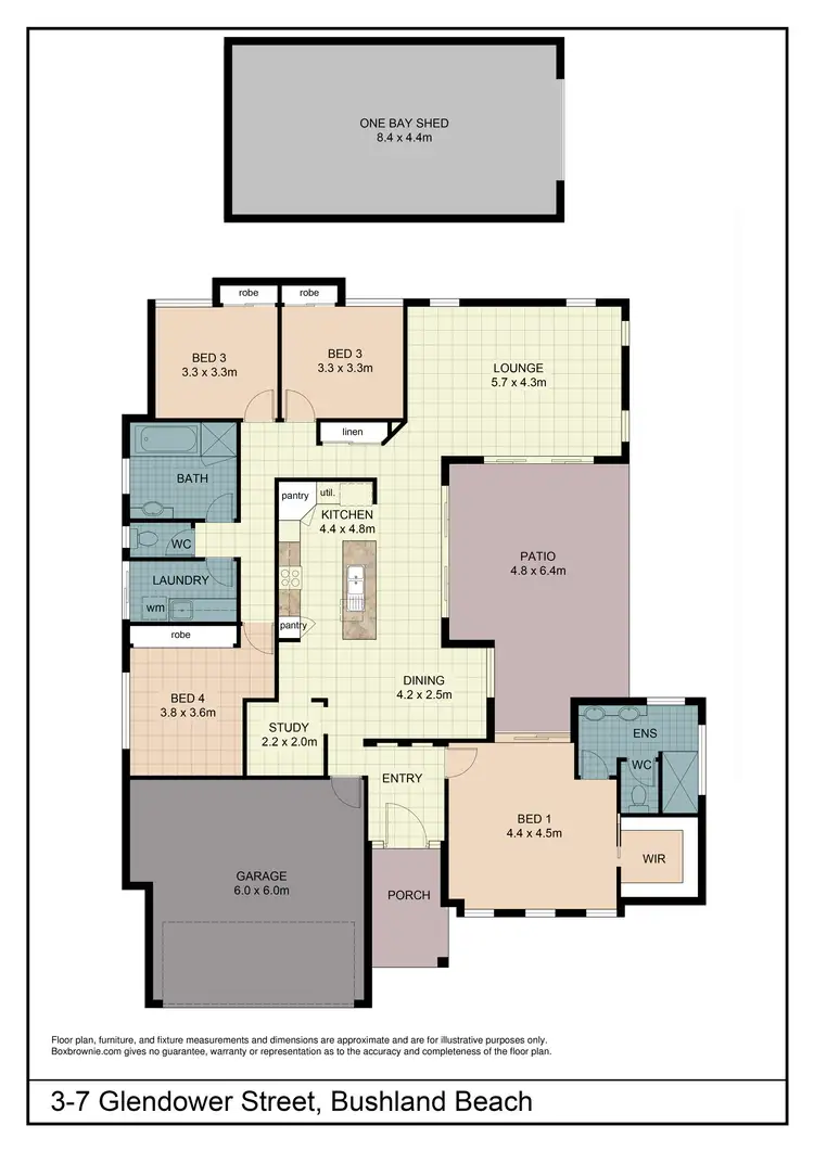 Floorplan of Homely house listing, 3-7 Glendower Street, Bushland Beach QLD 4818