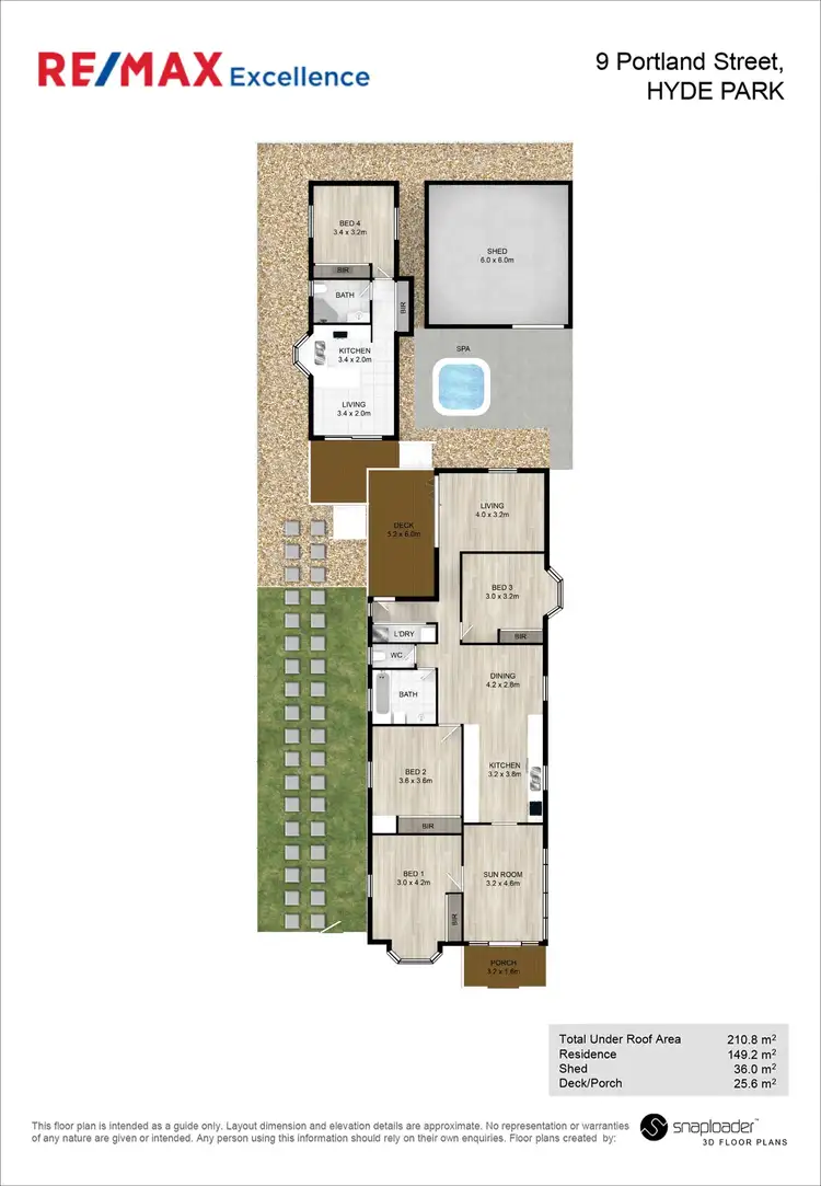 Floorplan of Homely house listing, 9 Portland Street, Hyde Park QLD 4812