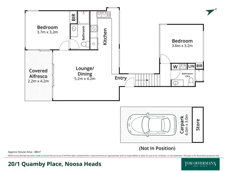 Floorplan of Homely unit listing, 20/1 Quamby Place, Noosa Heads QLD 4567