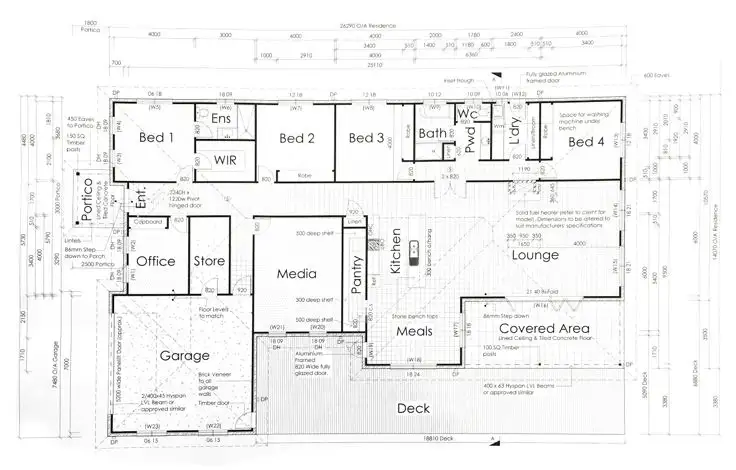 Floorplan of Homely rural property listing, 18-20 Post Way, Armidale NSW 2350