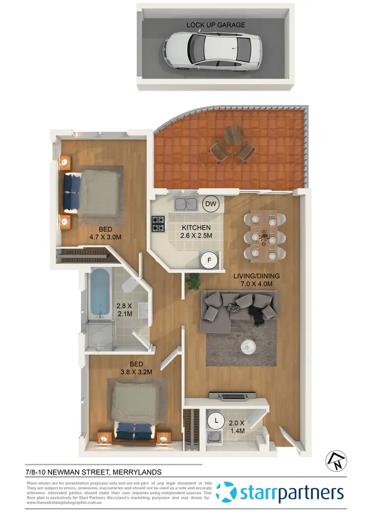 Floorplan of Homely unit listing, 7/8-10 Newman Street, Merrylands NSW 2160