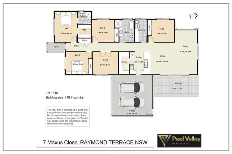Floorplan of Homely house listing, 7 Maxus Close, Raymond Terrace NSW 2324