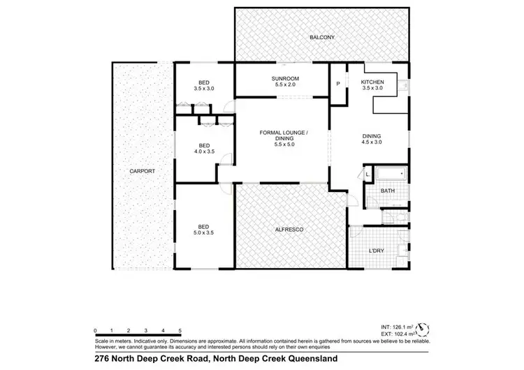 Floorplan of Homely house listing, 276 North Deep Creek Road, North Deep Creek QLD 4570