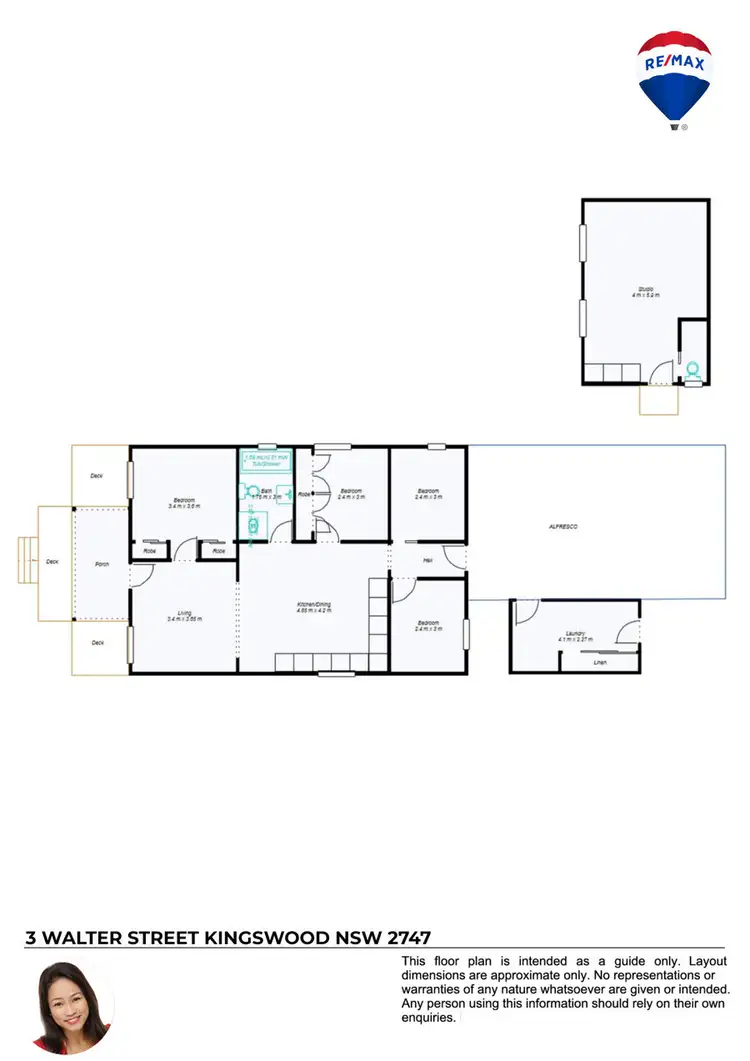 Floorplan of Homely house listing, 3 WALTER STREET, Kingswood NSW 2747