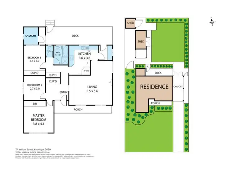 Floorplan of Homely house listing, 7 Willow Street, Kooringal NSW 2650
