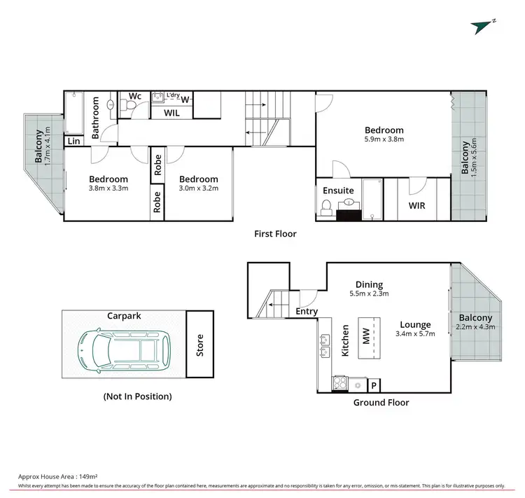 Floorplan of Homely unit listing, 25/1 Quamby Place, Noosa Heads QLD 4567