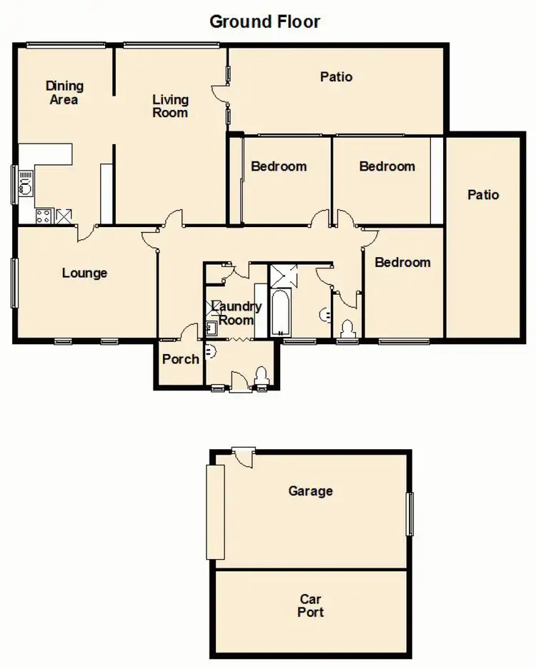 Floorplan of Homely house listing, 5 Jennifer Court, Caboolture QLD 4510
